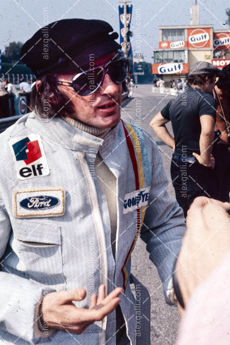 Jackie Stewart Tyrrell 001 1970-71 F1 Racer T-Shirt - Unisex Short Sleeve Tee