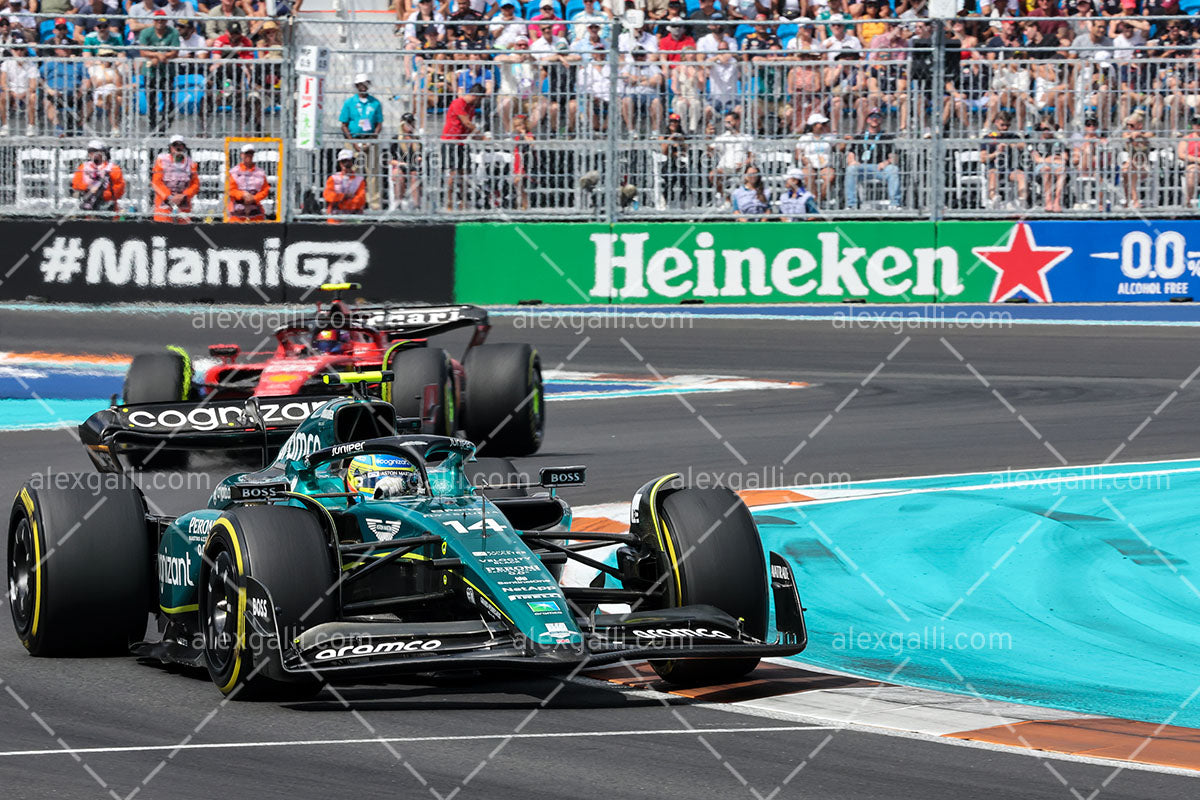 F1 2023 - 05 Miami GP - Fernando Alonso - Aston Martin - 2305005