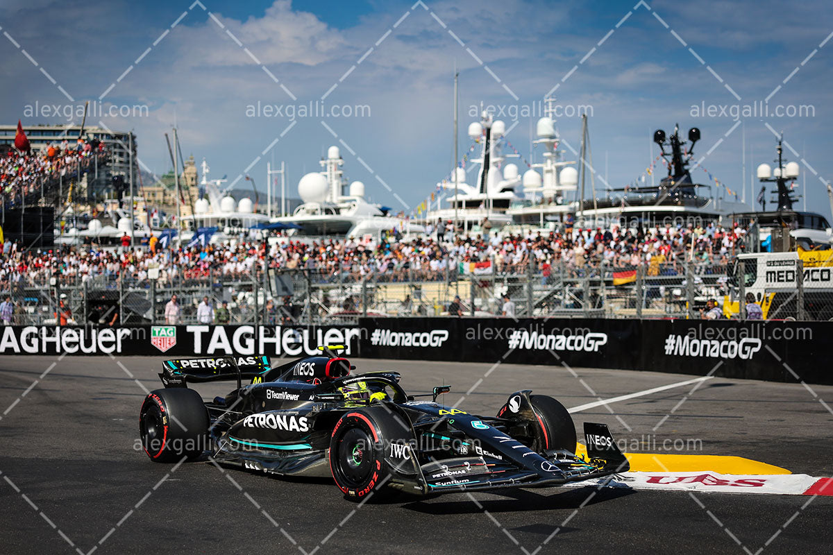 F1 2023 - 06 Monaco GP - Lewis Hamilton - Mercedes - 2306005