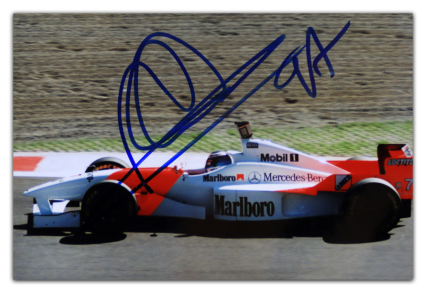 Mika Hakkinen ORIGINAL AUTOGRAPH