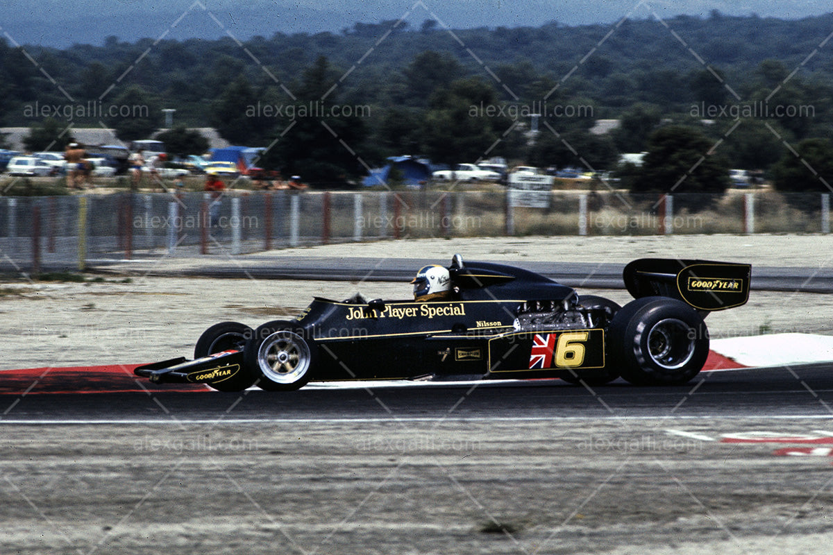 F1 1976 Gunnar Nilsson - Lotus 77 - 19760033 – alexgalli.com - F1 