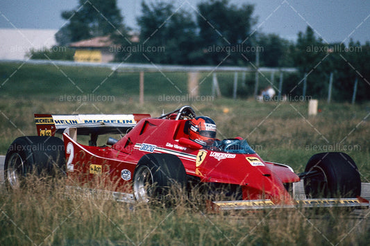 F1 1980 Gilles Villeneuve - Ferrari 126 CK - 19800057