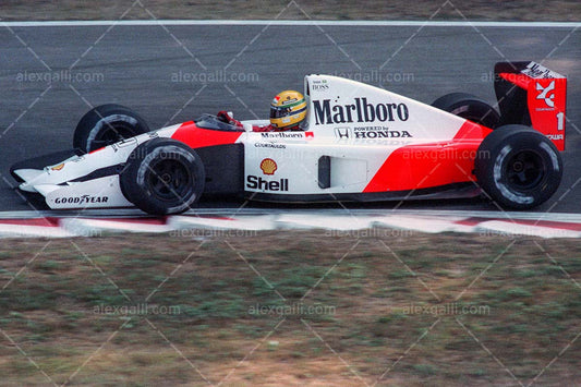 F1 1991 Ayrton Senna - McLaren MP4/6 - 19910070