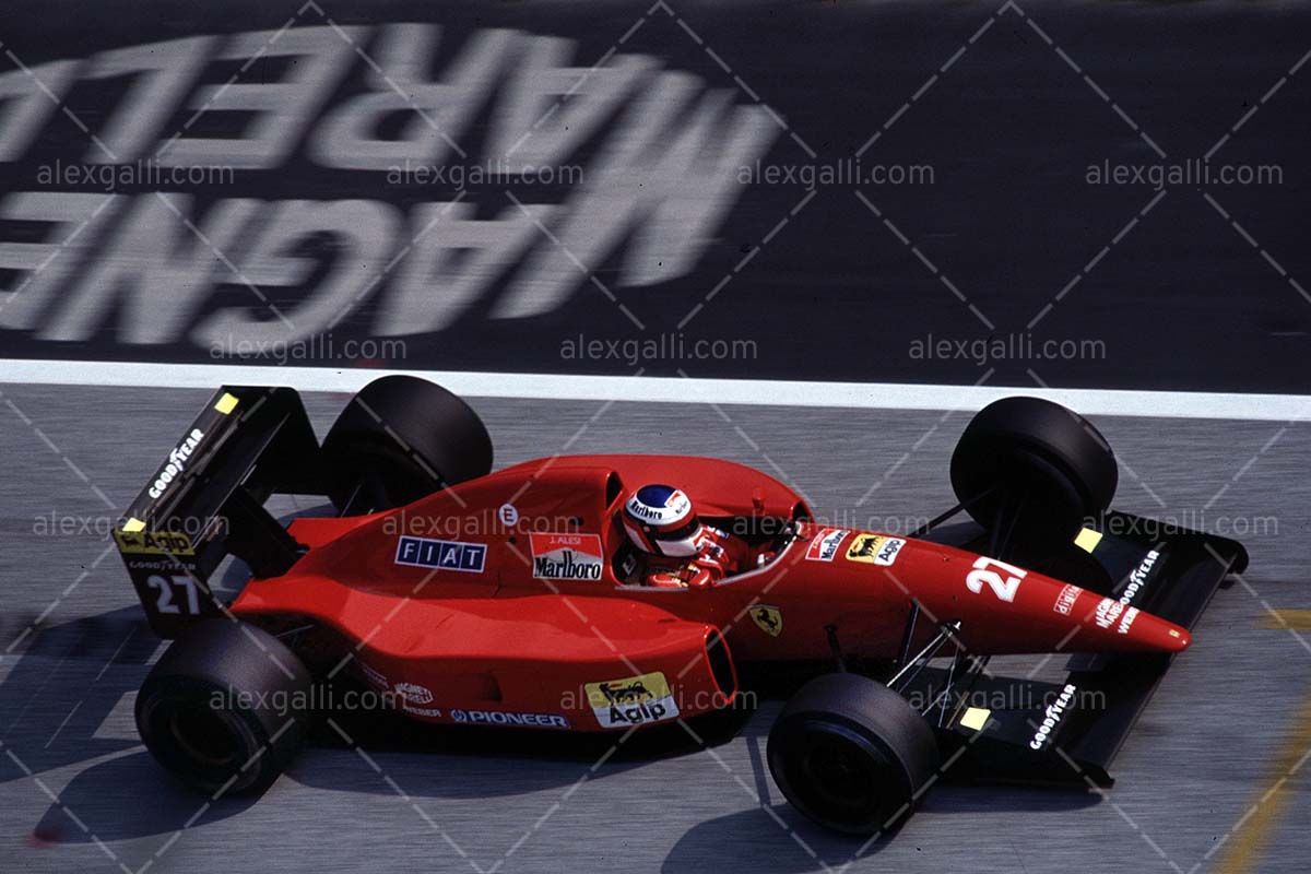 F1 1992 Jean Alesi - Ferrari F92A - 19920004