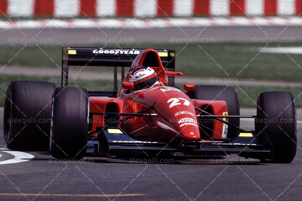 F1 1992 Jean Alesi - Ferrari F92A - 19920011