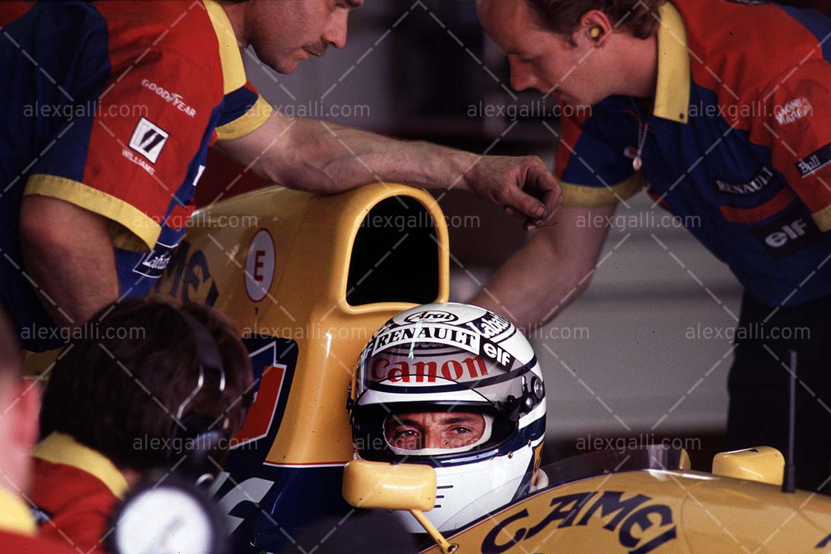 F1 1992 Riccardo Patrese - Williams FW14B - 19920042