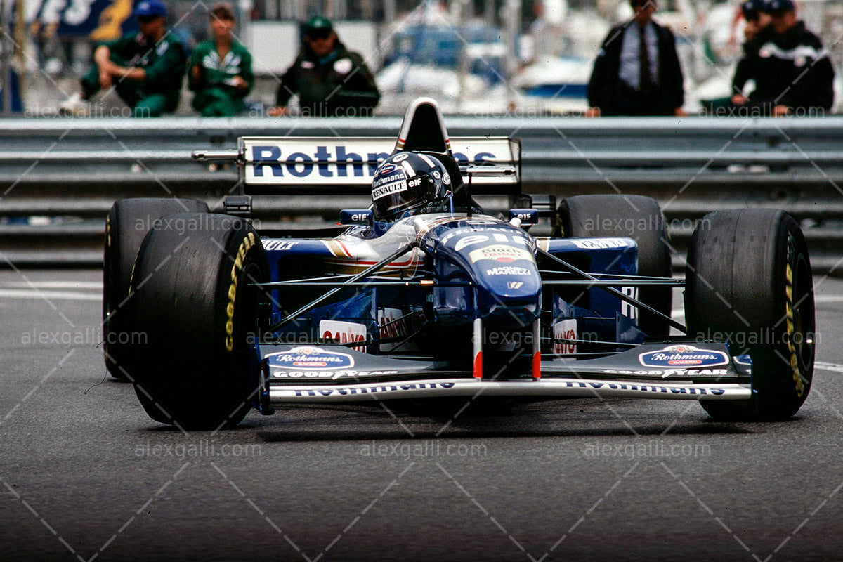 Photo Originale F1 - Damon Hill Williams Renault FW17 - Hockenheim 1995 - Rare