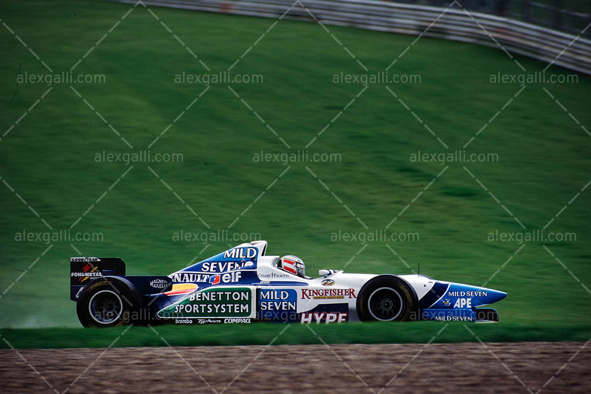 Car Typhoon Benetton F1 F1 1996 Gerhard Berger Benetton B196