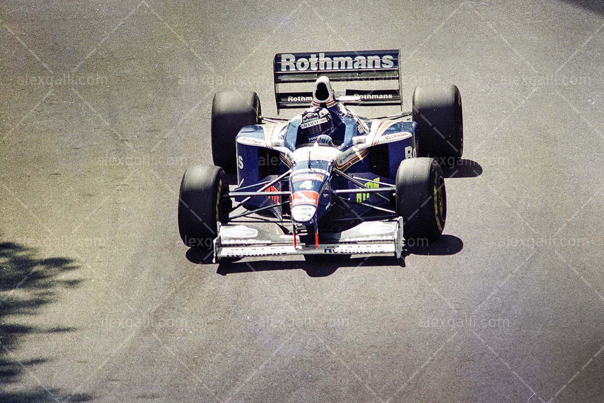 Photo F1 – Heinz Harald Frentzen – Williams Renault – 1997 – Portrait – Neuf