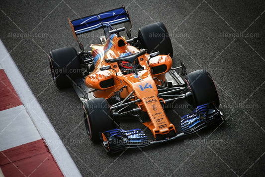 2018 Fernando Alonso - McLaren MCL33 - 20180003 - alexgalli.com - F1 & Motorsport Stock Photos and More