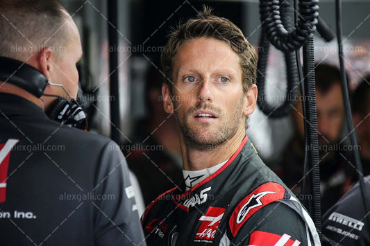 2018 Romain Grosjean - Haas VF18 - 20180022 - alexgalli.com - F1 & Motorsport Stock Photos and More