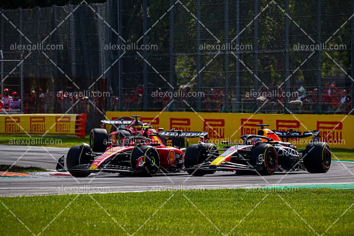 2023 - 14 Italian GP - Carlos Sainz - Ferrari - 2314010 - alexgalli.com - F1 & Motorsport Stock Photos and More