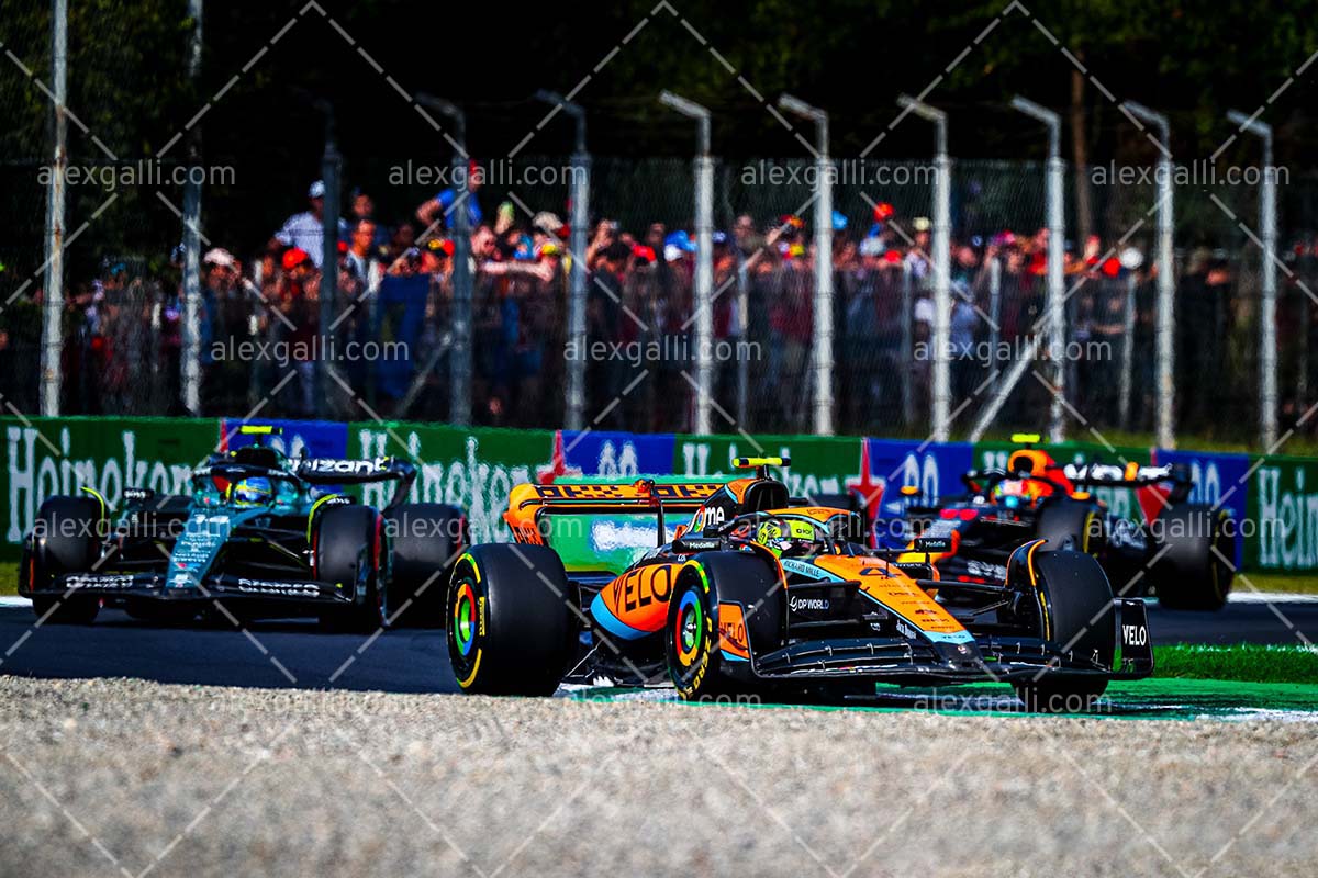 2023 - 14 Italian GP - Lando Norris - McLaren - 2314014 - alexgalli.com - F1 & Motorsport Stock Photos and More