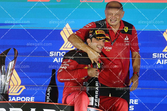 2023 - 15 Singapore GP - Carlos Sainz - Ferrari - 2315006 - alexgalli.com - F1 & Motorsport Stock Photos and More
