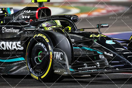2023 - 15 Singapore GP - Lewis Hamilton - Mercedes - 2315015 - alexgalli.com - F1 & Motorsport Stock Photos and More