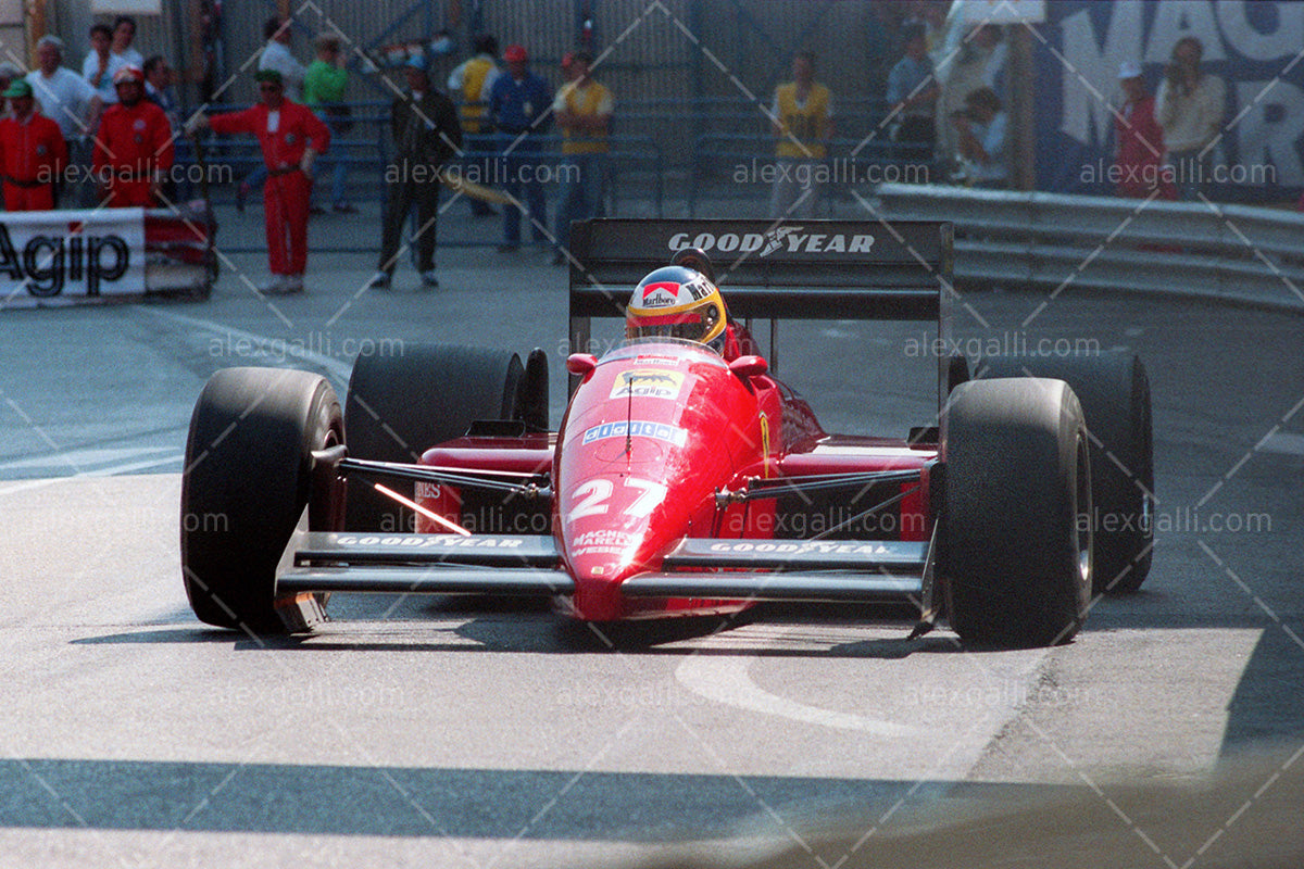 F1 1987 Michele Alboreto - Ferrari F1-87 - 19870004