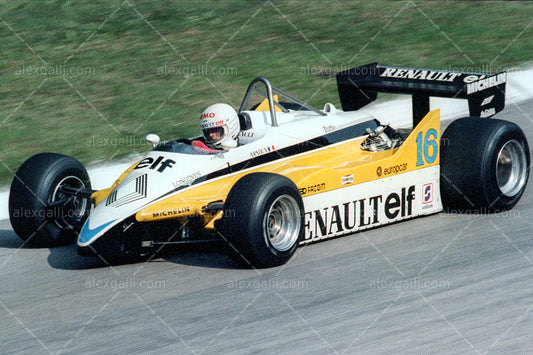 F1 1982 Rene Arnoux - Renault RE30B - 19820005