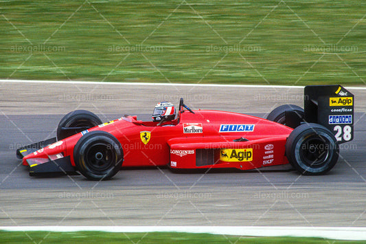 F1 1987 Gerhard Berger - Ferrari F1-87 - 19870027