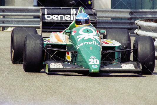 F1 1986 Gerhard Berger - Benetton B186 - 19860018