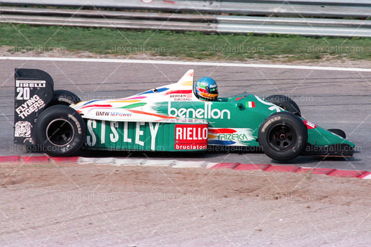 F1 1986 Gerhard Berger - Benetton B186 - 19860014