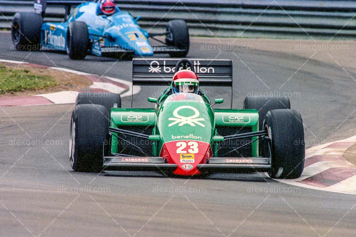 F1 1985 Eddie Cheever - Alfa Romeo 184T - 19850034