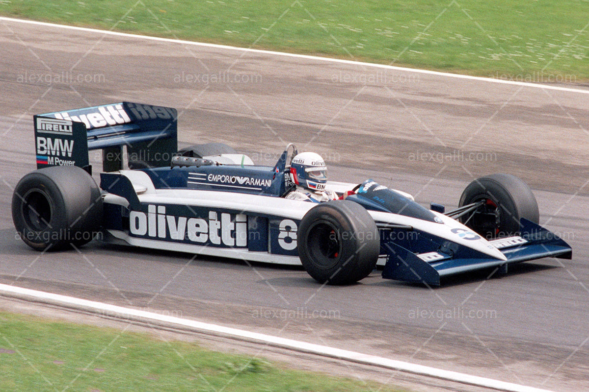 F1 1986 Elio De Angelis - Brabham BT55 - 19860030 –  - F1 &  Motorsport Stock Photos and More