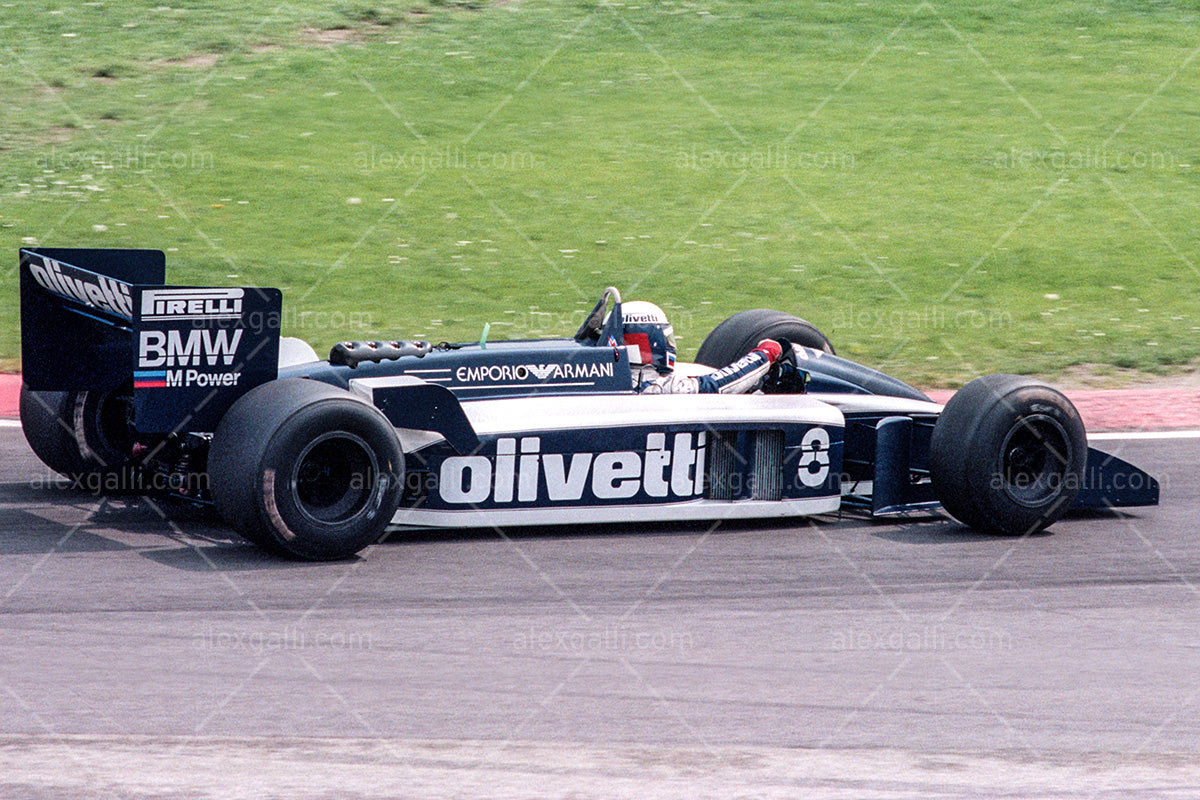 F1 1986 Elio De Angelis - Brabham BT55 - 19860029 –  - F1 &  Motorsport Stock Photos and More