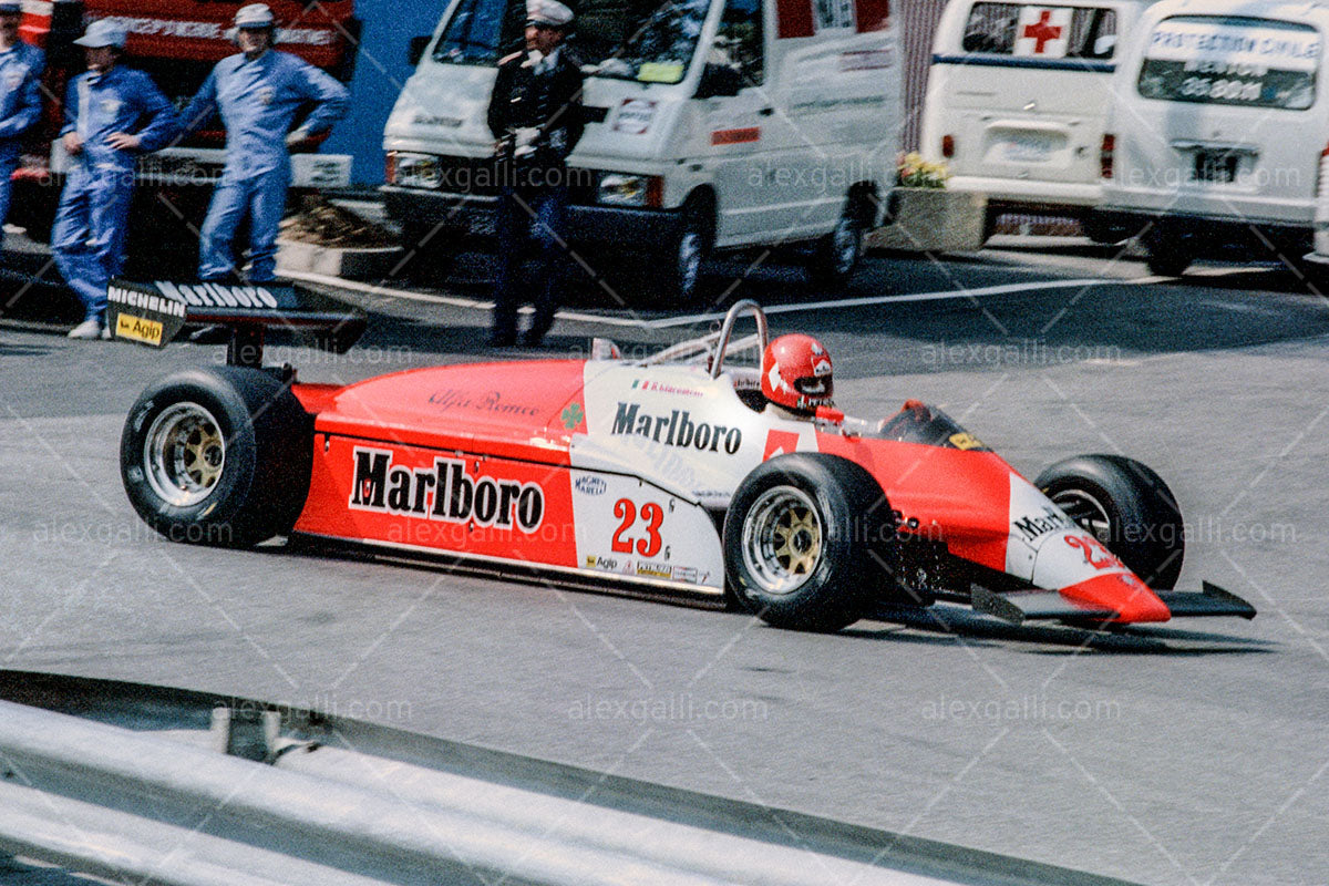 F1 1982 Bruno Giacomelli - Alfa Romeo 182 - 19820028