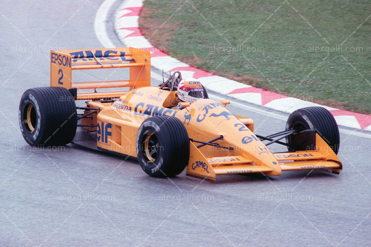 F1 1988 Satoru Nakajima - Lotus 100T - 19880033 – alexgalli.com