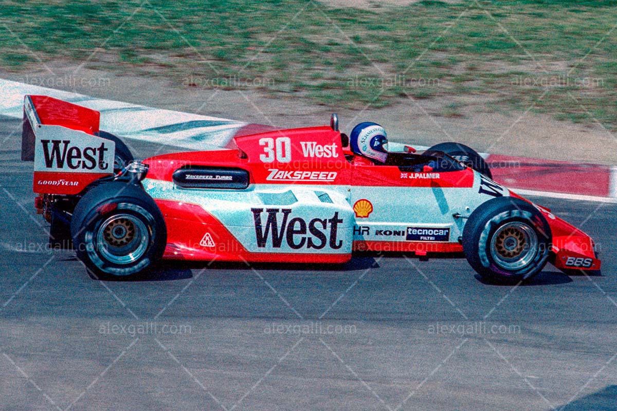 F1 1985 Jonathan Palmer - Zakspeed 841 - 19850094