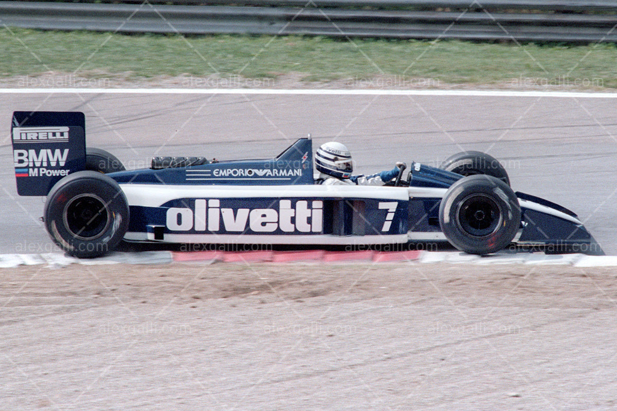 F1 1986 Riccardo Patrese - Brabham BT55 - 19860079 –  - F1 &  Motorsport Stock Photos and More