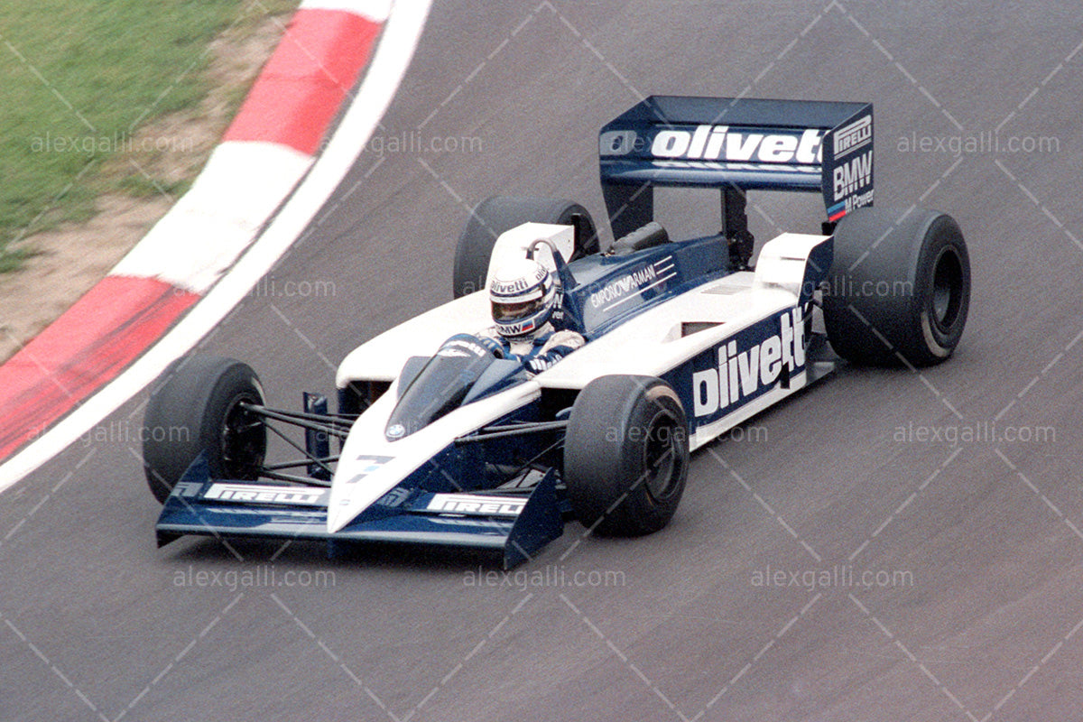 F1 1986 Riccardo Patrese - Brabham BT55 - 19860077 –  - F1 &  Motorsport Stock Photos and More