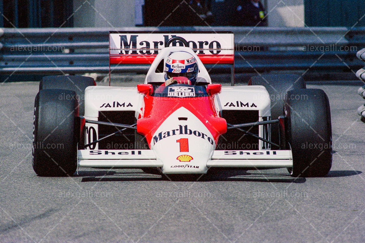 Alain Prost and John Watson with a mclaren. News Photo - Getty Images Alain Prost and John Watson with a mclaren. News Photo - Getty Images