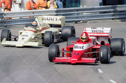 F1 1986 Huub Rothengatter - Zakspeed 861 - 19860110