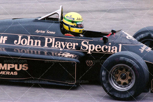 F1 1985 Ayrton Senna - Lotus 97T - 19850133