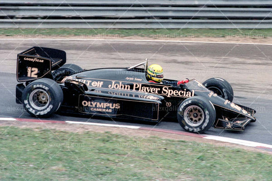 F1 1985 Ayrton Senna - Lotus 97T - 19850131