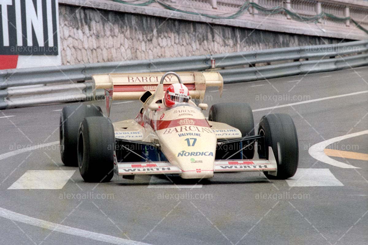 Spark S5784, Arrows A6 Marc Surer GP de Monaco 1983 (Neu und Spark S5784, Arrows A6 Marc Surer GP de Monaco 1983 (Neu und
