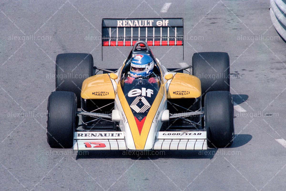F1 1985 Patrick Tambay - Renault RE60 - 19850152