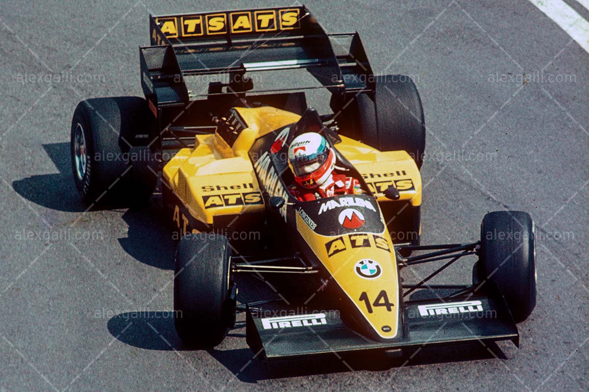 F1 1984 Manfred Winklehock - ATS D7 - 19840110