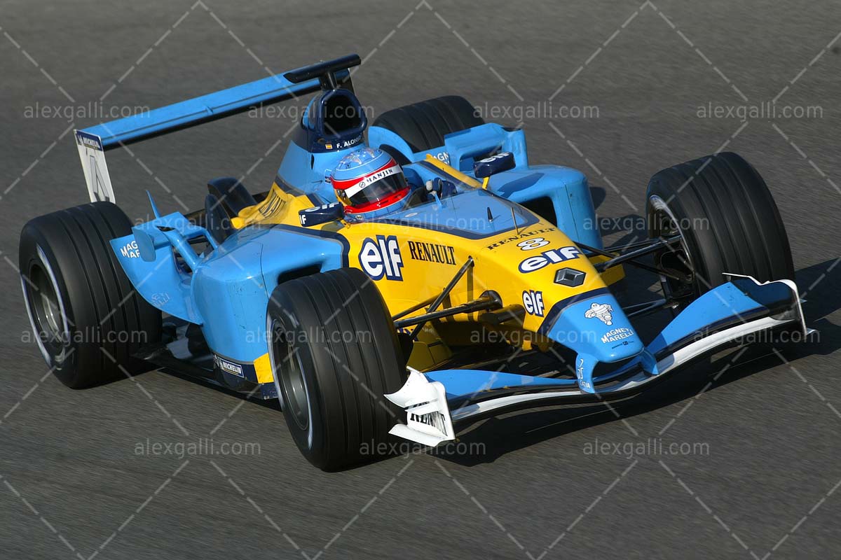 FERNANDO ALONSO 1:43 RENAULT R23 F1 FIRST WIN HUNGARIAN GP