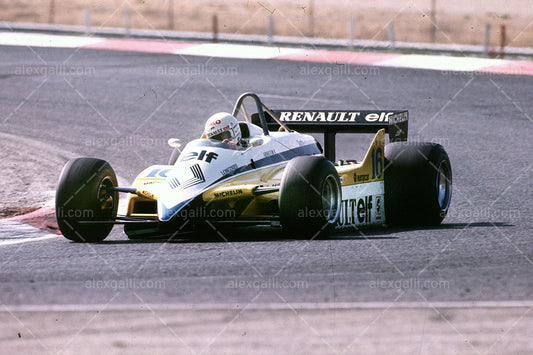 F1 1982 Rene Arnoux - Renault RE30B - 19820008