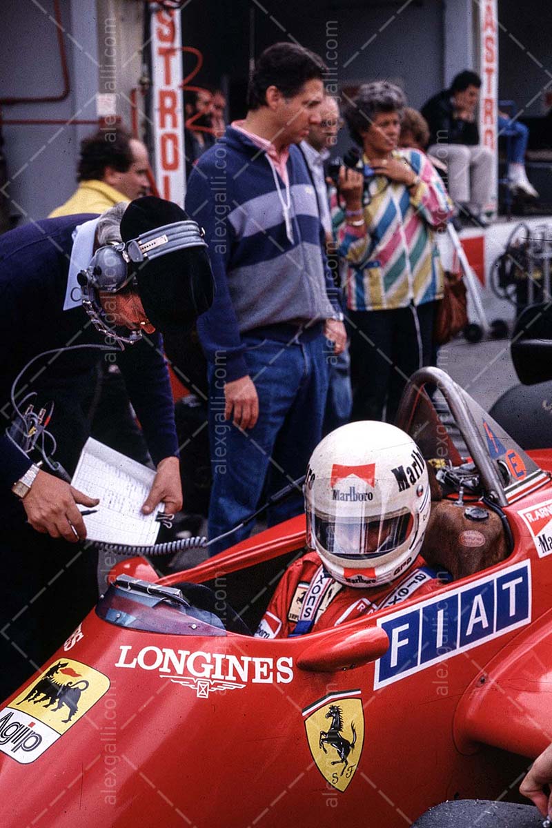 F1 1984 Rene Arnoux - Ferrari 126C4 - 19840015