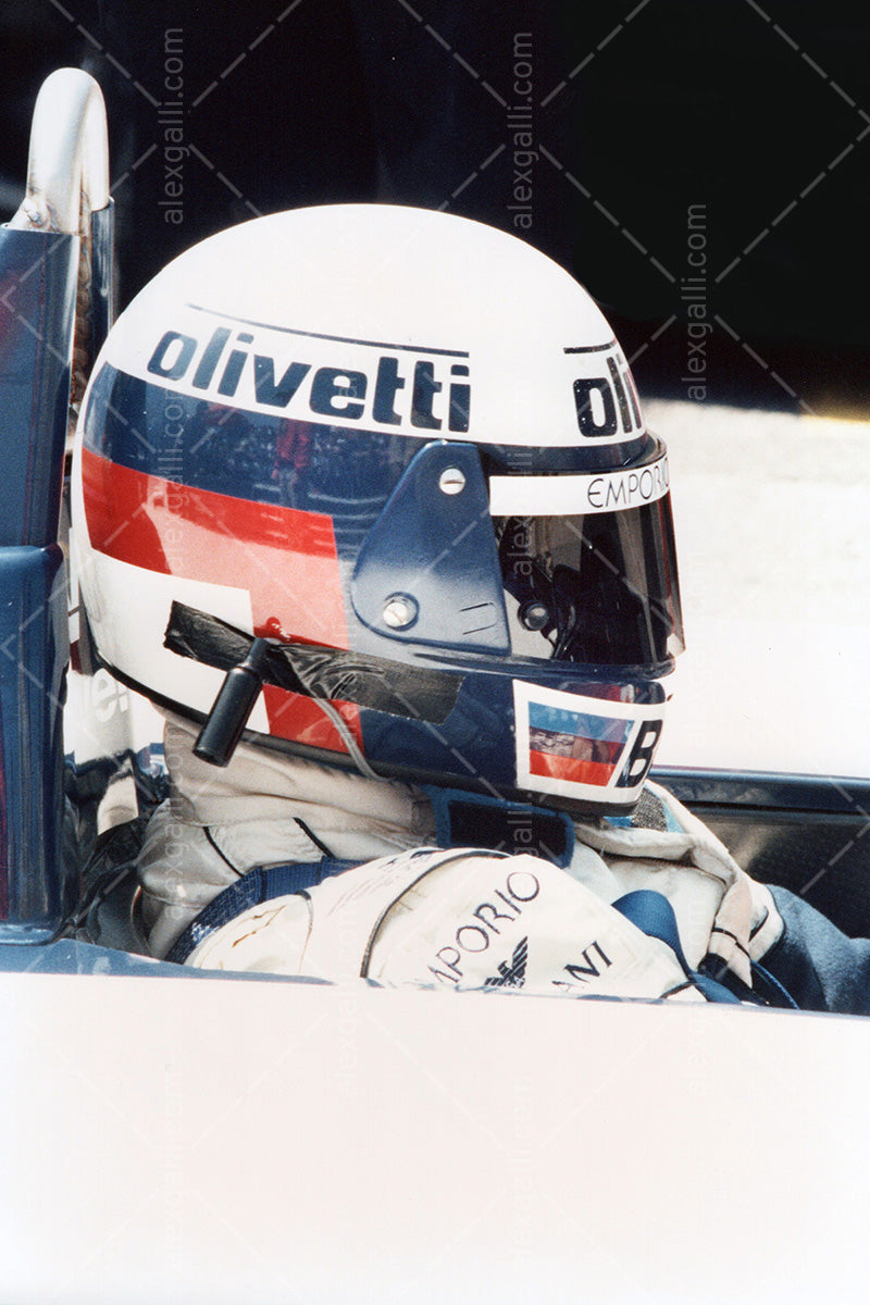 F1 1986 Elio De Angelis - Brabham BT55 - 19860030 –  - F1 &  Motorsport Stock Photos and More