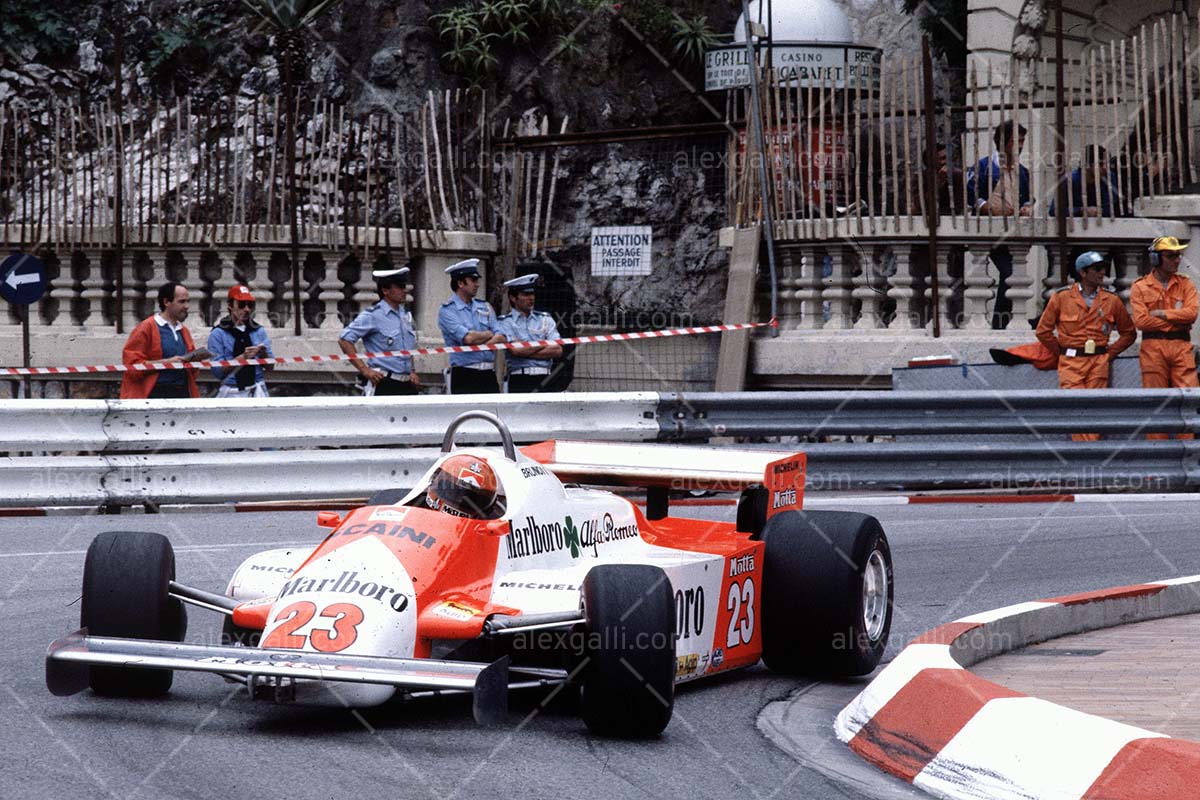 F1 1981 Bruno Giacomelli - Alfa Romeo 179 - 19810017