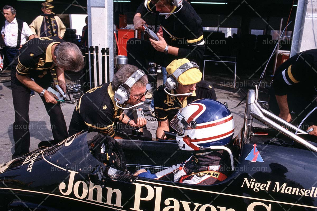F1 1984 Nigel Mansell - Lotus 95T - 19840061 – alexgalli.com