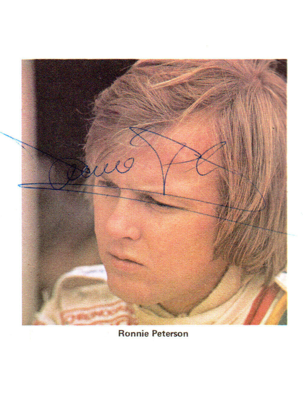 Ronnie Peterson & Friends ORIGINAL AUTOGRAPHS
