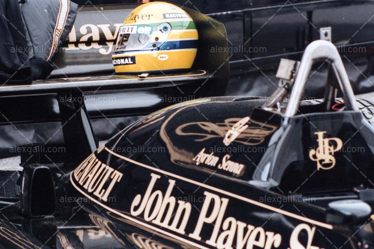 F1 1985 Ayrton Senna - Lotus 97T - 19850136