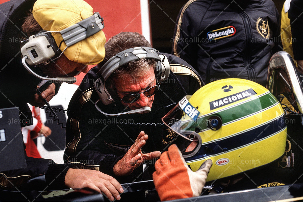 F1 1986 Ayrton Senna - Lotus 98T - 19860121