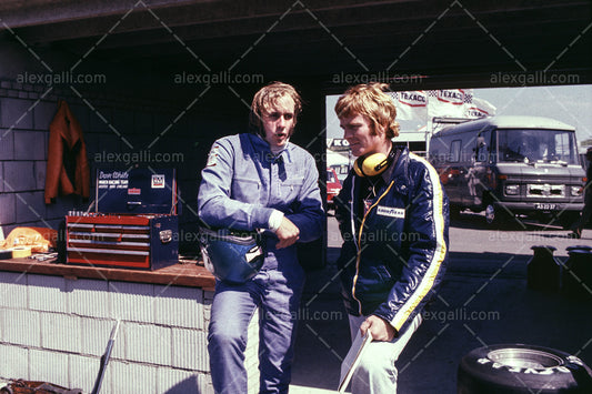 F1 1974 Hans-Joachim Stuck & Max Mosley - March 741 - 19740030