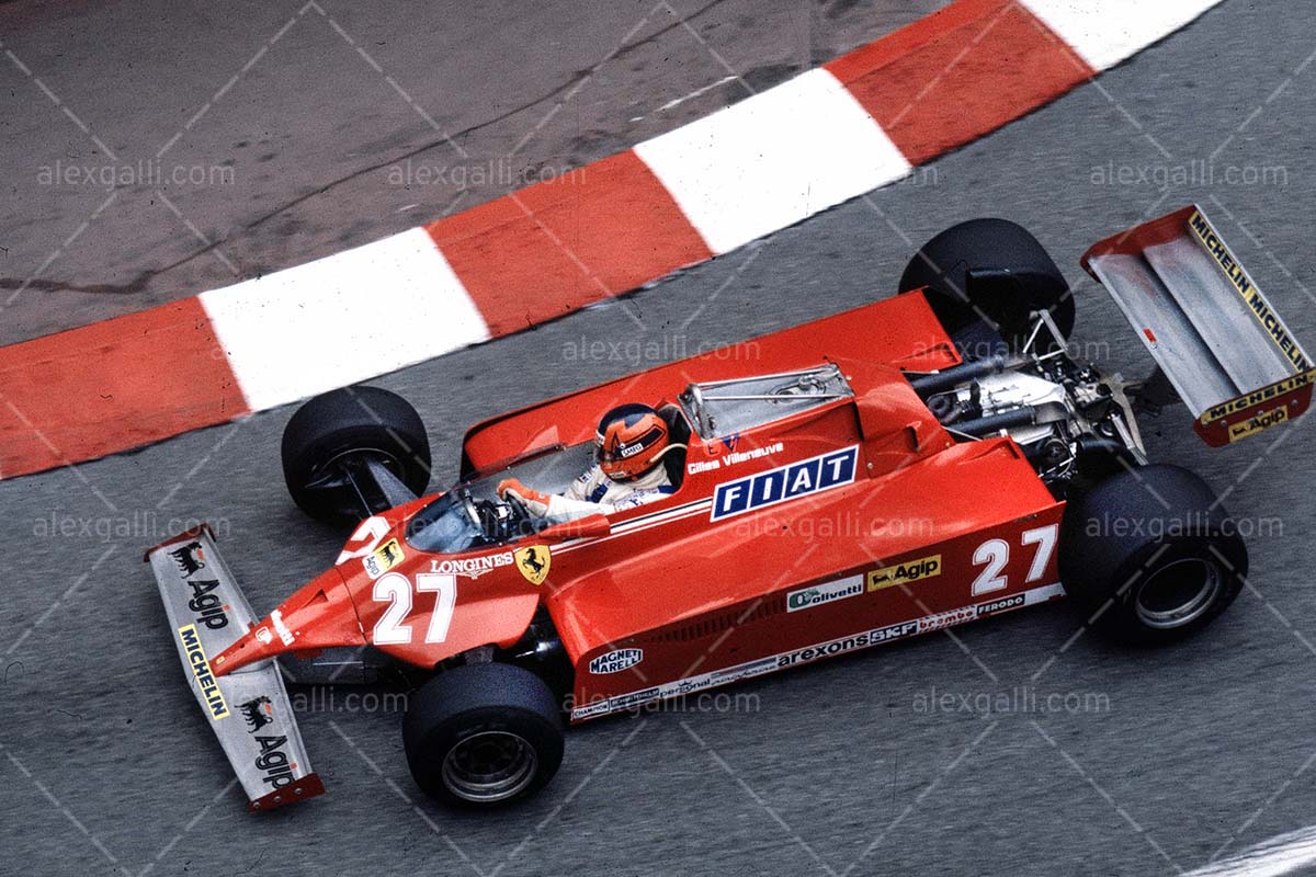 F1 1981 Gilles Villeneuve - Ferrari 126CK - 19810054
